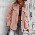 thumbnail image 6 of Uhndy Jackets for Women, Women‘s Summer Sweater Soild T-Shirts Long Sleeve Tops Women Blouse Coat Winter Coats Christmas Gifts for Women, 6 of 6