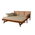 thumbnail image 2 of Kodiak Furniture Boho Wood Daybed/Pop Up in Barbados Brown w/ Gray Mattresses, 2 of 11