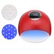 thumbnail image 4 of 84W LED UV lámpara de uñas herramienta de manicura secador de esmalte de uñas con guantes 110-240VUS enchufe 110-240V rojo, 4 of 8