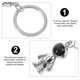 thumbnail image 3 of BRIGHTFUFU 1Ud Llaveros Decorativos De Metal Plateado Para Colgar Y Bolsos, 3 of 8