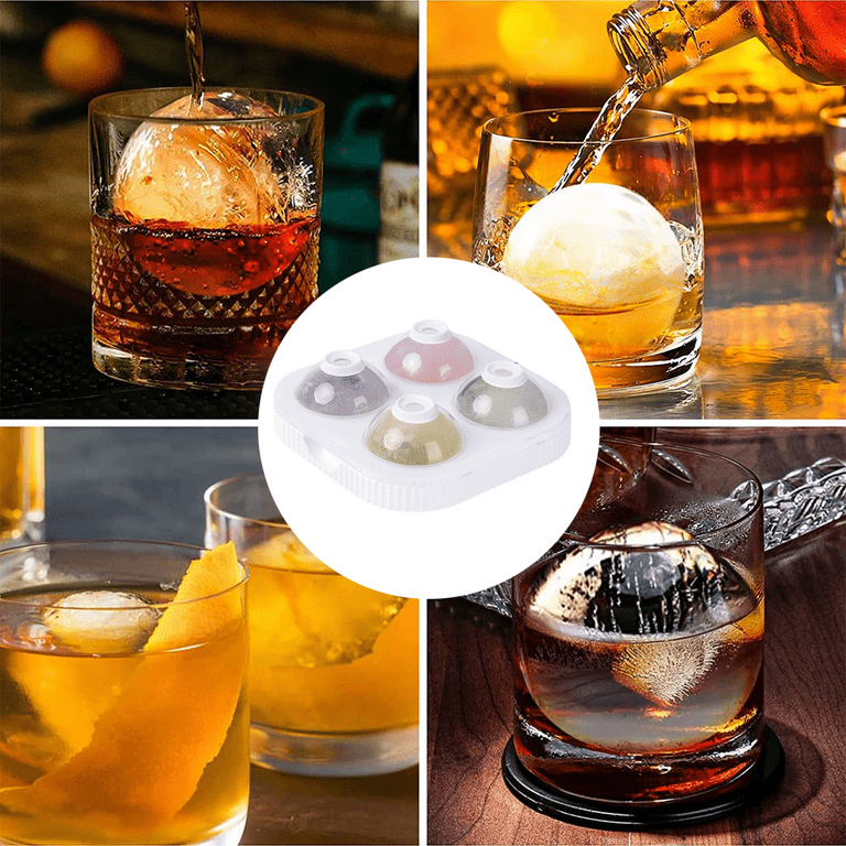 Large Sphere Ice Cube Tray - Ice Mold for Cocktail- Round Ice Tray