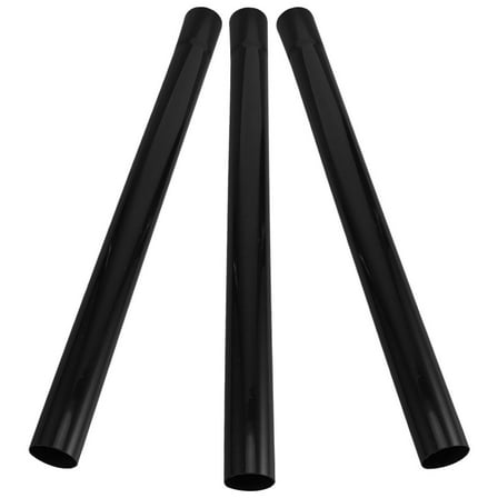 3 Pieces Vacuum Hose Attachments Replacement for Broken Vacuum Cleaner Hose Accessories Black 45x3.7x3.7 cm