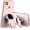 Pink, variant on Compatible with Redmi 10A Case with Plating Creative Astronaut Cartoon Holder Pink, for Xiaomi Redmi 10A Phone Case Silicone Shockproof Stand Soft TPU Protective Slim Cover (Black) …