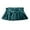 A-Green125, variant on XIAONU Sexy Glossy Mini Skirt For Women Ruffled Hem High-Waisted Skirts Parties Chic Punk Short Skirt