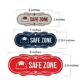 thumbnail image 4 of Signs ByLITA Designer Safe Zone Sign (Blue) - Small, 4 of 5