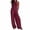 #163-Wine, variant on Ailaofu Women's Summer Halter Neck Sleeveless Solid Color Jumpsuit, Fashion Casual Beach Vacation Jumpsuit with Pockets