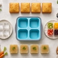 thumbnail image 6 of Silicone Muffin Pan, 4 Cup Non Stick Cupcake Baking Mold Food Grade Muffin Tin with Easy Grip Handles Fast Release Bakeware for Brownies Egg Bites Mini Cakes Dessert Treats(Mint Green), 6 of 6