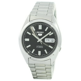 Seiko 5 Men's Watch, Automatic SNXS79K1, Stainless Steel Case & Bracelet,  Black Dial, 30m Water Resistance - Walmart.com