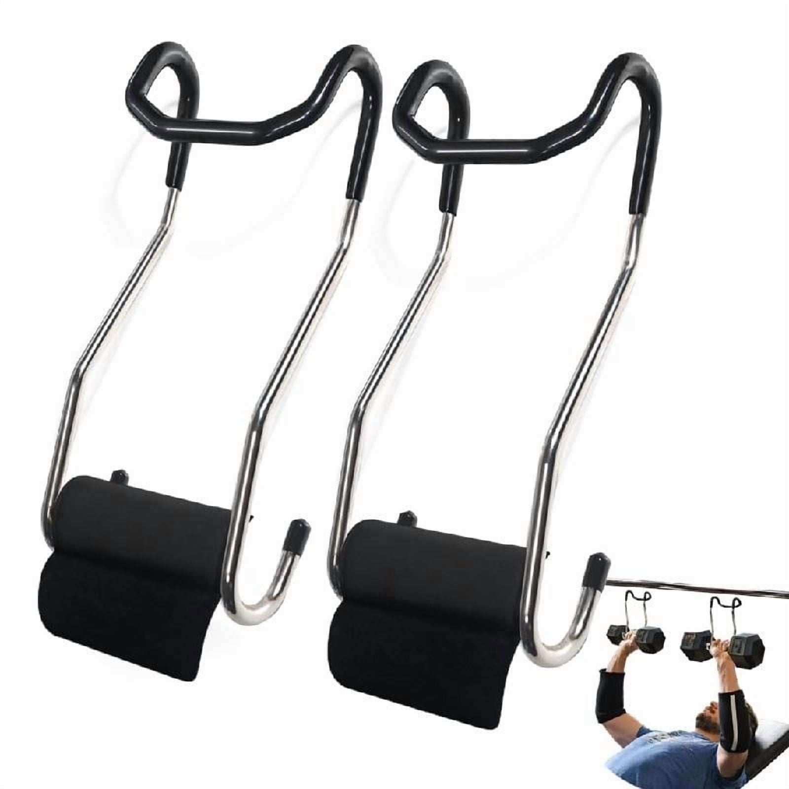 1Pair Dumbbell Spotter Hook Hanger Barbell Strength Training Dumbbell Rack