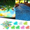 thumbnail image 4 of Garden Rocks Landscaping 40 Lb Small Rocks for Landscaping Kitschy Beads Glow in The Dark Stones for Garden in Bulk Glow in The Dark Pebbles 1000 Garden Stepping Stones 1CM Small Luminous Stone, 4 of 4