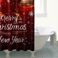 thumbnail image 4 of Winter Funny Bath Curtain,Welcome Christmas Snowflake Shower Curtains Suitable Bathroom Curtains for Home Bathroom Decor Christmas, 4 of 5