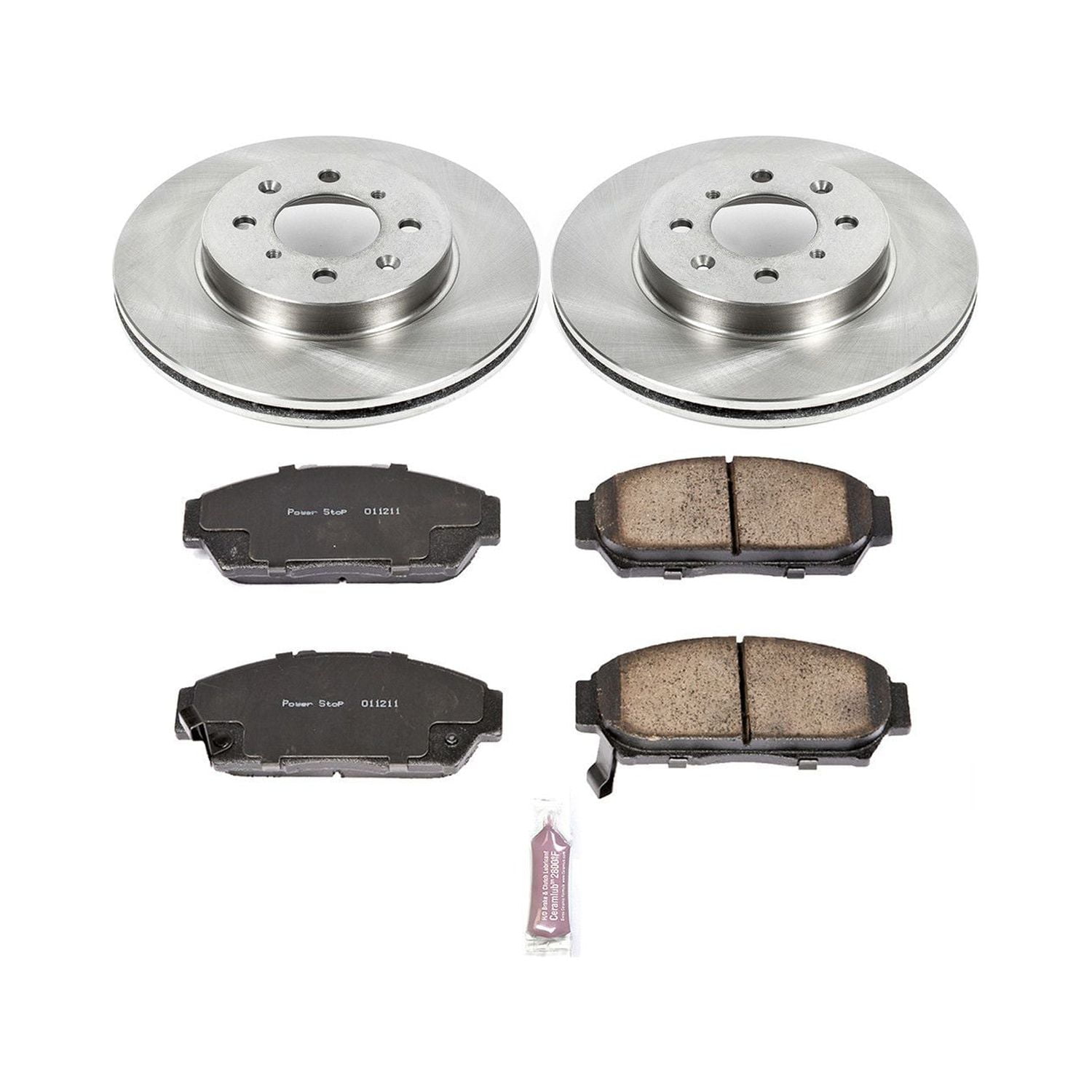 Power Stop Front Stock Replacement Brake Pad and Rotor Kit KOE692