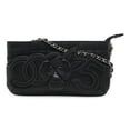 thumbnail image 2 of Pre-Owned CHANEL Chocolate Bar Camellia No. 5 Coco Mark Chain Shoulder Bag - Leather, Black, 2 of 10