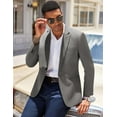 thumbnail image 3 of COOFANDY Men's Linen Blazer Casual Sport Coats Dress Formal Travel Suit Jackets Business Classic Sport Jacket, 3 of 6