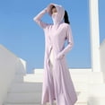 thumbnail image 4 of ZenCart Sunscreen Clothing with Lens Hooded Long Sleeve Summer Full Coverage Coat with Thumb Holes Solid Color Sun Protection Coat, 4 of 8