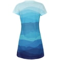 thumbnail image 2 of Mountain Range Vista All Over Juniors V-Neck Dress, 2 of 2