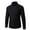 Black, variant on TFEOQRY Men's Turtleneck Sweater Cable Knit Textured Long Sleeve Casual Pullover Fall Winter Warm Top Dark Blue