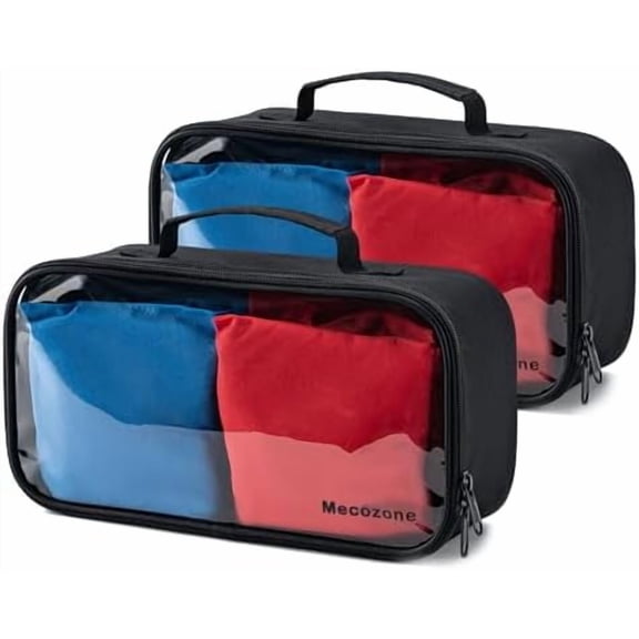 Cornhole Bags Carrying Case 2 PCS, Holds 8 Bean Bags, Black$$Sport & Recreation Other