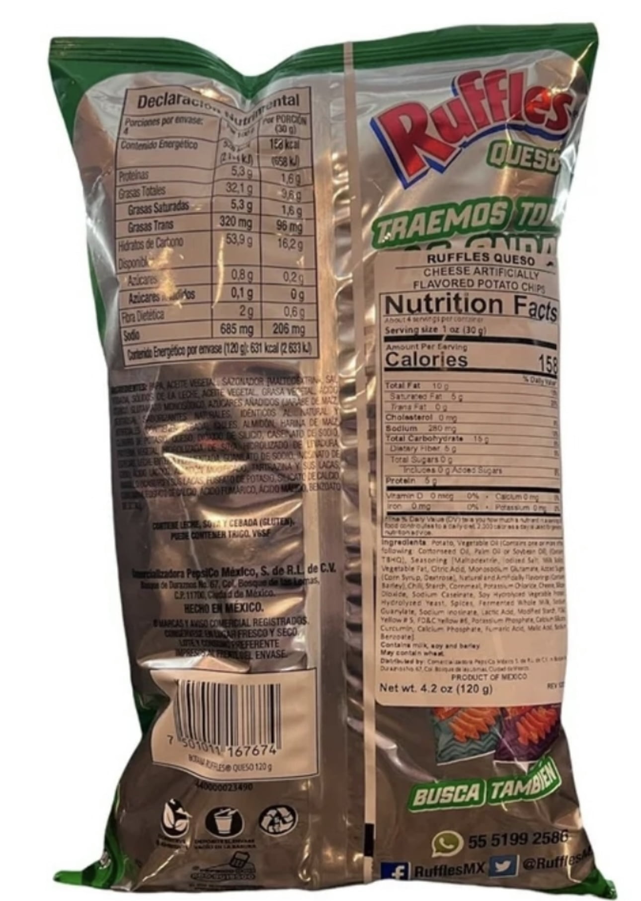 Sabritas Mexican Chips Variety Pack