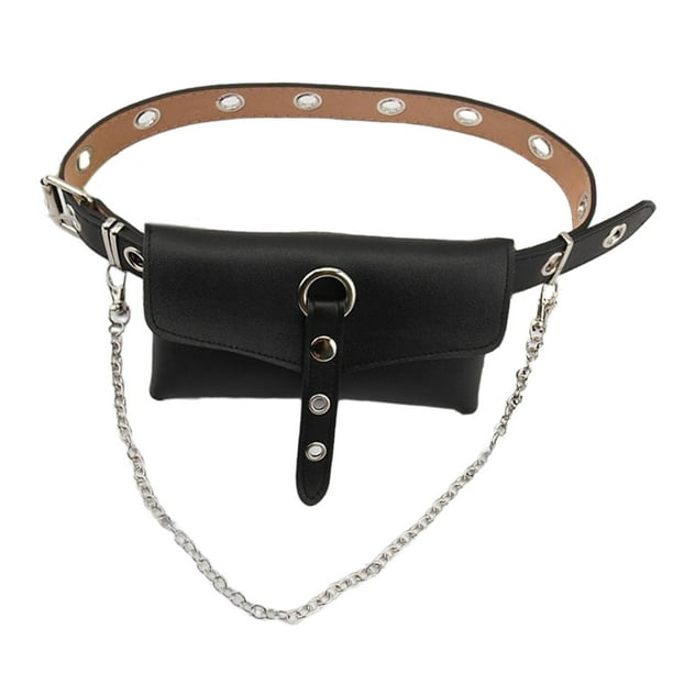 Riñonera de cuero PU para mujer Mini riñonera femenina con cinturón Sunnimix Bolsos de cintura para mujer