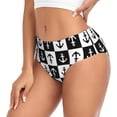 thumbnail image 2 of Balery Nautical Anchors1 Ropa Interior de Algodón para Mujer con Dibujo – Braguitas Cómodas y Elásticas, Estilo Clásico-3X-Large, 2 of 6