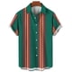 thumbnail image 3 of Camisa de moda con estampado de rayas, blusas de verano de gran tamaño para hombre, ropa informal de manga corta con botones, blusas de gran tamaño, camisas hawaianas, 3 of 5