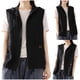 thumbnail image 1 of Chaquetas y abrigos casuales con capucha sin mangas Cárdigan de lino con capucha para mujer Chaleco informal sin mangas con costuras sueltas Chaqueta corta Chaleco de algodón y lino para mujer, 1 of 4