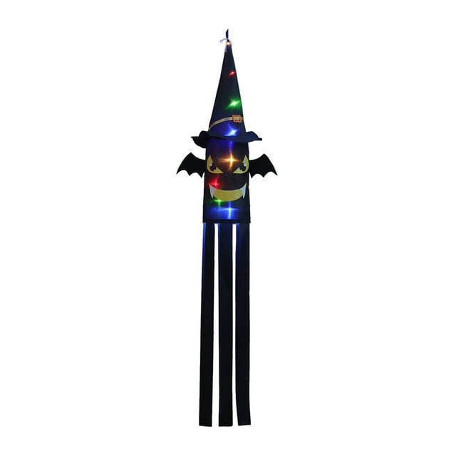 Hanging Shaped Flag Battery-Powered Colorful Hanging for Party Bar Outdoor Garden Decor