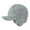 Light Grey, variant on Wide Brim Letter Print Ribbed Baseball Cap Men Ear Protection Winter Knitted Hat Costume Accessories