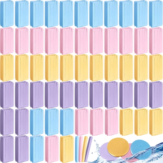 Esponjas faciales Nuogo, 720 unidades, almohadillas exfoliantes comprimidas