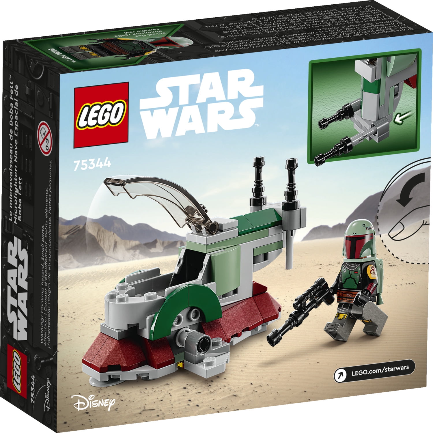 Amazon.com: LEGO 75344 Star Wars Boba Fett Spaceship (TM
