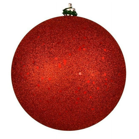 Vickerman 4.75" Bittersweet Sequin Ball Ornament, 4 per Bag