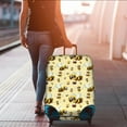 thumbnail image 6 of Luggage Cover cute bumble bee pattern Suitcase Covers Elastic Dustproof Protector For 18-32 Inch Luggage Washable And Decorative Travel Bag Cases(S), 6 of 6