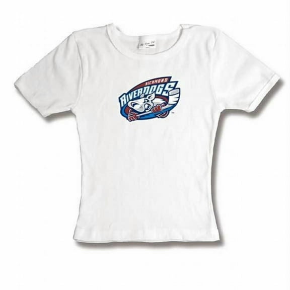 Richmond Riverdogs - Logo White Juniors Babydoll T-Shirt - Medium