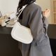 thumbnail image 4 of Bolso Hombro para Mujer Elegante WDOplteas Silla Montar PU Color Sólido Fiesta, 4 of 8