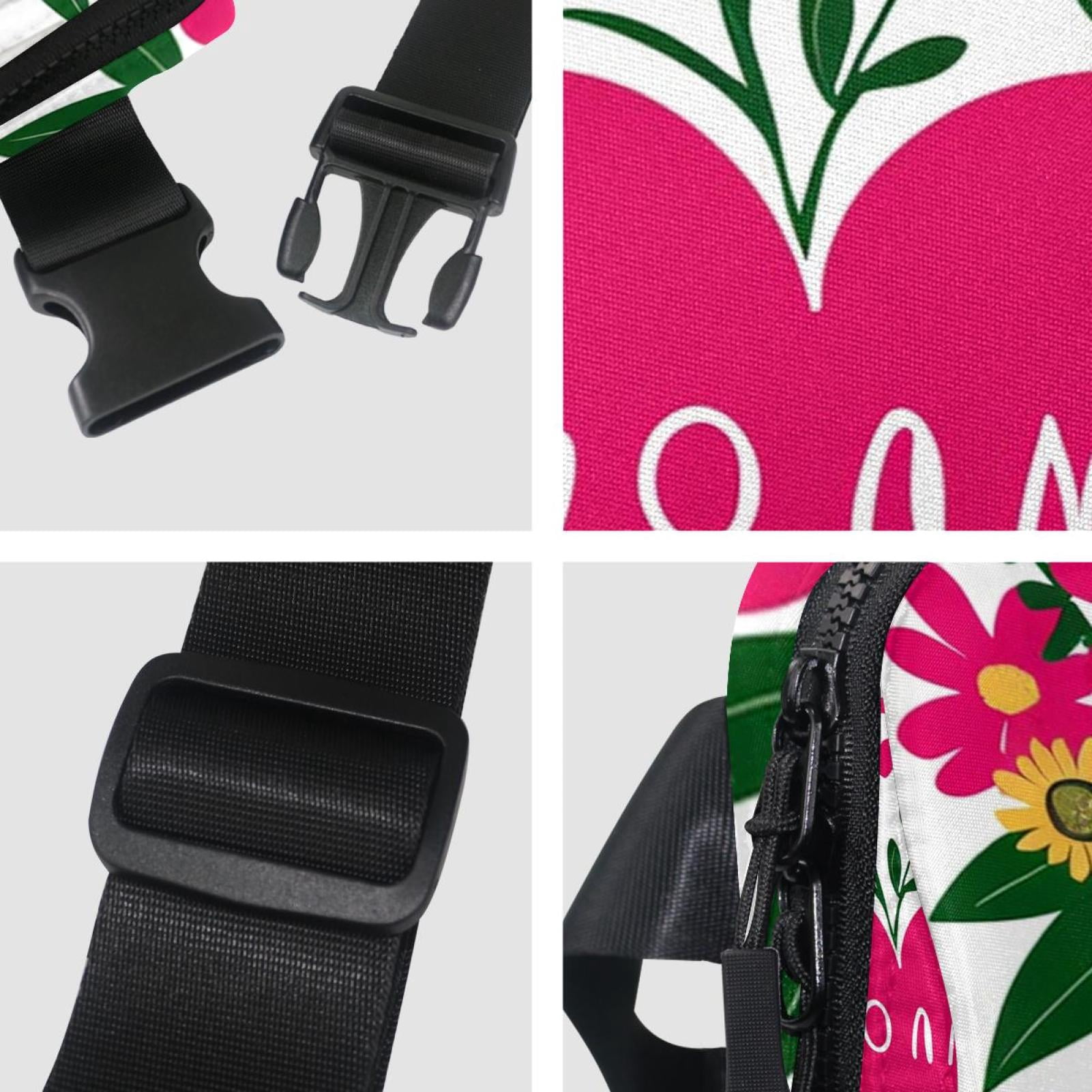 Mother's Day Lightweight Adjustable Running Belt with Extension Strap - Unisex Fanny Pack Belt Bag