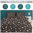 thumbnail image 2 of Moon And Star Print Duvet Cover Set Themed Multicolor Polyester Bedding Set for Bedroom Decoration, 2 of 6