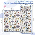thumbnail image 5 of White Baseball Fun Club Pattern Toddler Nap Mats for Kids Preschool,Sleeping Mat Bag or Kids,Toddler Sleeping Bag,Toddler Nap Mat or Daycare, 5 of 6
