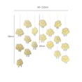 thumbnail image 3 of Adornos de nubes Nubes colgantes Cortina de puerta Arte lindo 3D de nubes Decoraciones para vacaciones Cenefa de ventana Sala de estar Boda Cumpleaños Amarillo Gloria Cortina Colgantes Nubes, 3 of 9