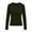 Green, variant on ClodeEU Women's Crew Neck Long Sleeve Thermal Top, Light Fleece Slim Fit Warm Lining Base Layer Top ,Women's S-XXL
