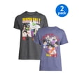 thumbnail image 5 of Dragon Ball Z Men's & Big Men's Anime Graphic Tees, 2-Pack, Sizes S-3XL, 5 of 8