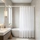 thumbnail image 5 of Lekihaqq Telescopic Curtain Rod Stainless Steel No Drilling Adjustable Shower Curtain Pole Easy Installation Black Beige White Gray Khaki Space Saving Clothes Drying Bathroom Home Organization, 5 of 7