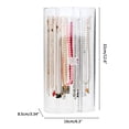 thumbnail image 2 of Necklace Display Stand, Dust-proof Display Box with Clear Acrylic Material, Large Capacity Jewelry Organizer for Women & Girls (Elegant Design), 2 of 8