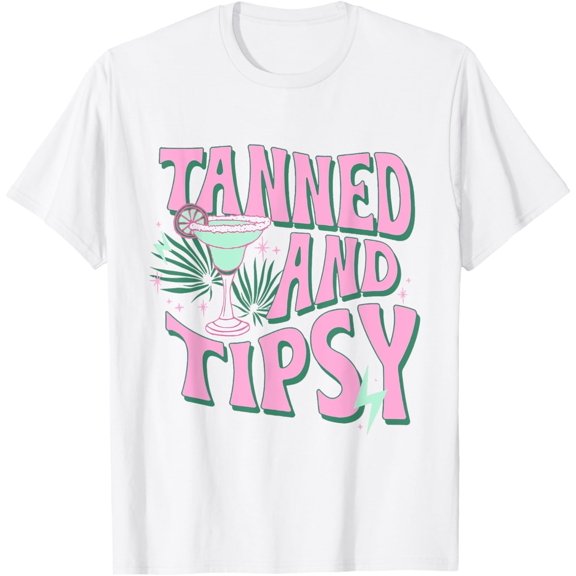 Tanned And Tipsy Beach Summer Vacation T-Shirt