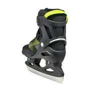 ROLLERBLADE Mens Bladerunner Igniter Black/Lime Ice Skates, Size: 10