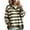 Army Green, variant on Womens Sailor Collar Sweater — Striped Knit Pullover Long Sleeve Loose Casual Top for Fall Winter