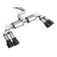 thumbnail image 4 of AWE Tuning Kit de Système d'Échappement 3015-43897 Édition Touring Cat-Back; Acier Inoxydable; avec Silencieux; Échappement Simple avec Double Sortie; Sortie Arrière; Embouts Quad Noirs Diamant, 4 of 13