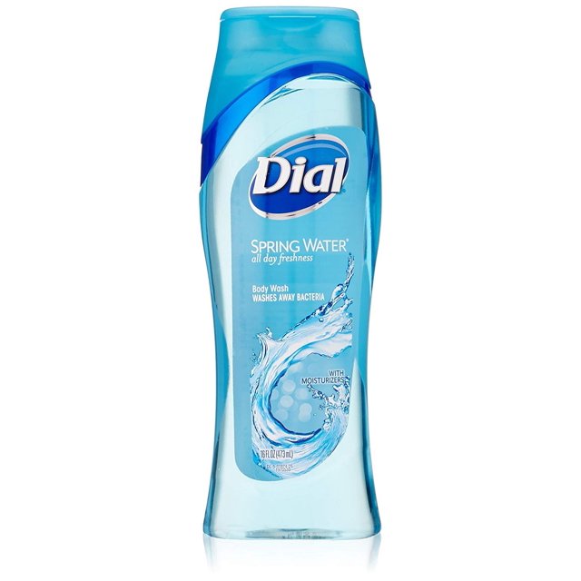 Dial Body Wash Spring Water All Day Freshness With Moisturizer, 16