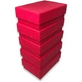 thumbnail image 5 of 15 Qty - Red-Kraft Cotton Filled Gift Boxes - Size 2 7/16" x 1 5/8" x 13/16" - USA Made - Holidays/Birthdays/Sales/Storage/Display/Travel - N'icePackaging, 5 of 7