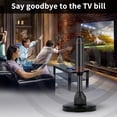 thumbnail image 5 of Antena de TV para Smart TV Antena Digital Interior con 2 Amplificadores de señal, Cable de 16,5 pies, Base magnética Fuerte, 5 of 5